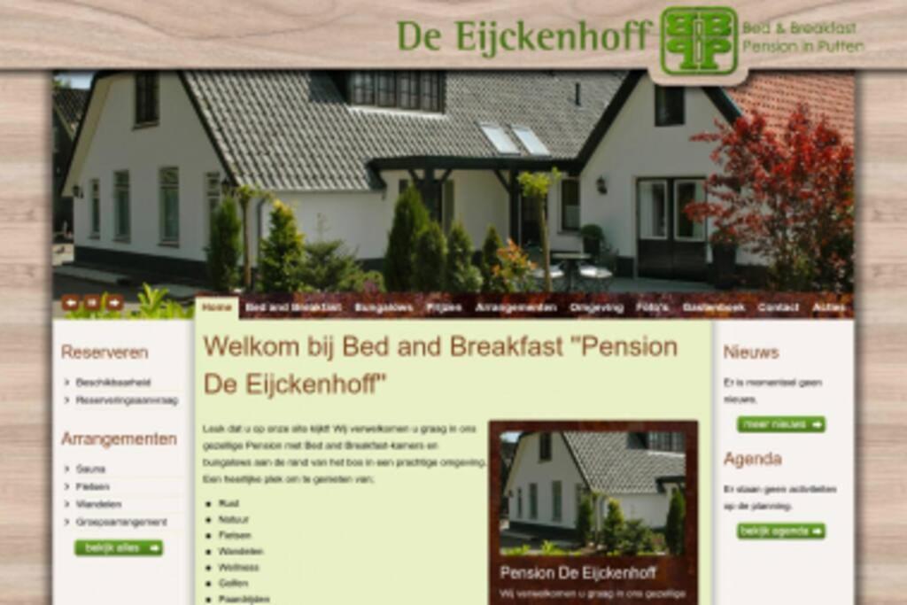 Chalet Forest Putten Even Lekker Weg. Eksteriør billede